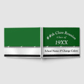 Livre d'hôtes Retrouvailles de classe verte et bla (Complet)