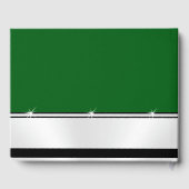 Livre d'hôtes Retrouvailles de classe verte et bla (Verso)