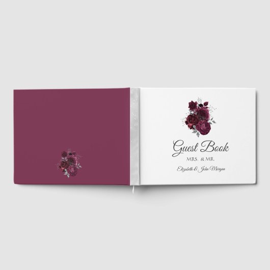 Livre d'hôtes Rose de Bourgogne (Complet)