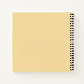 Livre d'hôtes Rose Jaune et Crème (Dos)