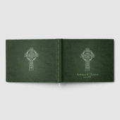 Livre d'hôtes traditionnel irlandais Celtic Cross  (Complet)