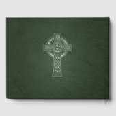 Livre d'hôtes traditionnel irlandais Celtic Cross  (Verso)