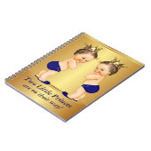 Livre d'hôtes Twin Prince Baby shower (Côté gauche)