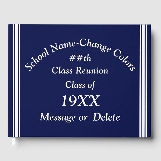 Livre d'Invitation de la Réunion de Classe Personn (Recto)