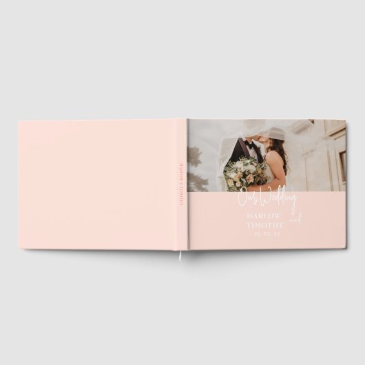 LIVRE D'INVITATION DU MARIAGE BLUSH PINK (Complet)