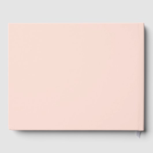 LIVRE D'INVITATION DU MARIAGE BLUSH PINK (Verso)