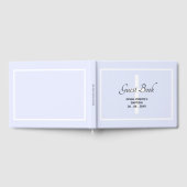 LIVRE D'INVITATION Moderne BAPTISME Bleu Doux (Complet)