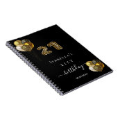 Livre d'invité 21e anniversaire de l'animal léopar (Côté Droit)