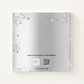 Livre d'invité 30e anniversaire argent nom de part (Dos)