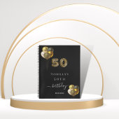 Livre d'invité 50e anniversaire de l'animal léopar