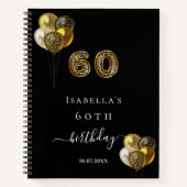 Livre d'invité 60e anniversaire de l'animal léopar (Devant)