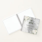 Livre d'invité 60e anniversaire mariage florale d' (Intérieur)
