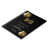 Livre d'invité 90e anniversaire de l'animal léopar (Côté gauche)