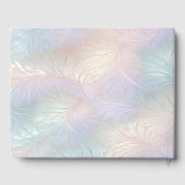 Livre d'invité Abstrait moderne Iridescente (Verso)