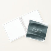 Livre d'invité Abstrait officiel Mariage moderne (Intérieur)