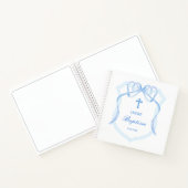 Livre d'invité Baptême de crête de mât bleu clair (Intérieur)