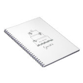 Livre d'invité blanc de gâteau de mariage (Côté Droit)