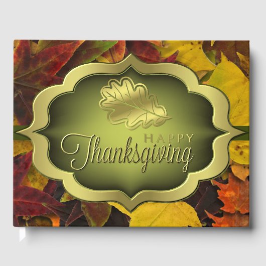 Livre d'invité - Bon thanksgiving automnal (Recto)