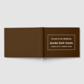 Livre d'invité commémoratif basique et élégant (Complet)