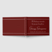 Livre d'invité commémoratif de base et minimale (Complet)