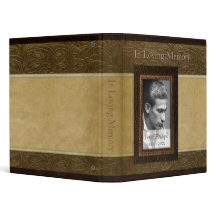 Livre d'invité commémoratif de photo en cuir de