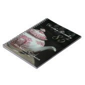 Livre d'invité d'anniversaire de théière anglaise (Côté gauche)