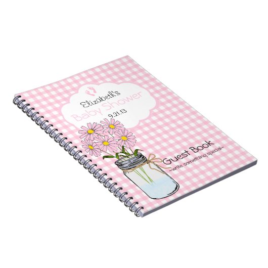 Livre d'invité de baby shower de pot de (Côté Droit)