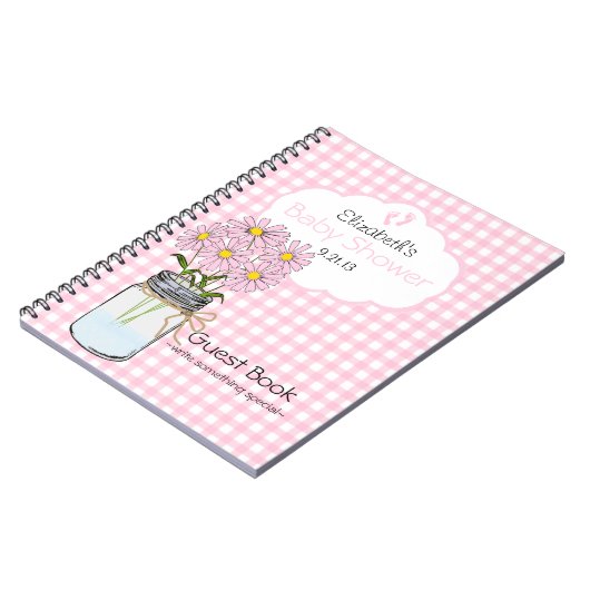 Livre d'invité de baby shower de pot de (Côté gauche)