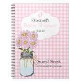Livre d'invité de baby shower de pot de (Devant)
