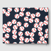 Livre d'invité de baseball personnalisé (Verso)