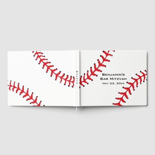 Livre d'invité de Baseball Softball Design (Complet)