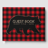 Livre d'invité de bison de bison de bison d'ours (Recto)