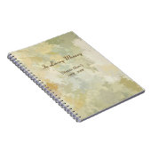 Livre d'invité de cérémonie commémorative (Côté Droit)