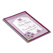 Livre d'invité de douche de Papillon-Bébé de (Côté Droit)