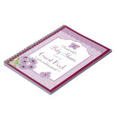 Livre d'invité de douche de Papillon-Bébé de (Côté gauche)