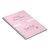 Livre d'invité de douche de ruban et d'Arc-Bébé (Côté Droit)