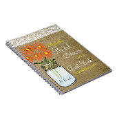 Livre d'invité de Fête de la mariée de pays (Côté Droit)