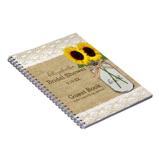 Livre d'invité de Fête de la mariée de pot et de (Côté Droit)