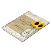 Livre d'invité de Fête de la mariée de pot et de (Côté gauche)