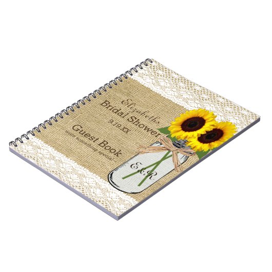 Livre d'invité de Fête de la mariée de pot et de (Côté gauche)