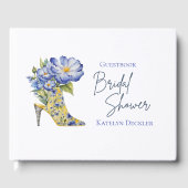 Livre d'invité de Fête des mariées élégant et mode (Recto)