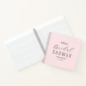 Livre d'invité de Fête des mariées rose vif (Intérieur)