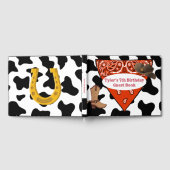 Livre d'invité de la fête de Cowboy (Complet)