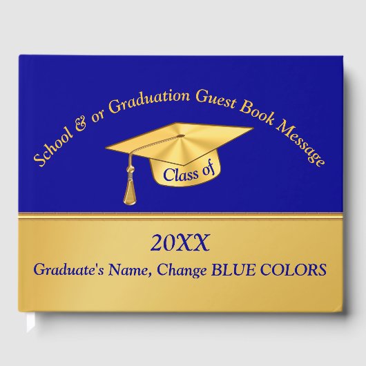 Livre d'invité de la fête de graduation personnali (Recto)