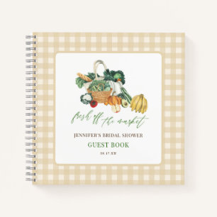 Livre D'Invité De La Fête des mariées Du Marché