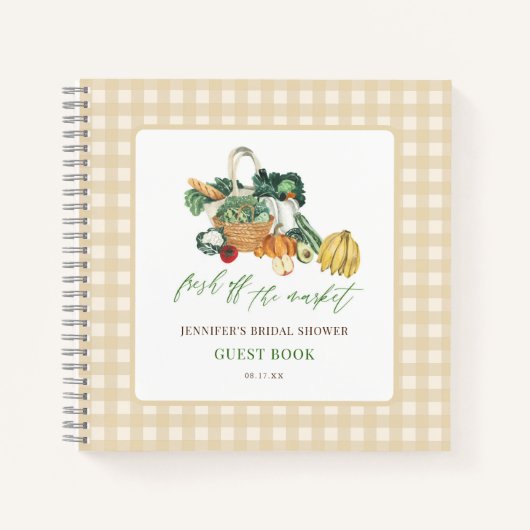 Livre D'Invité De La Fête des mariées Du Marché (Devant)