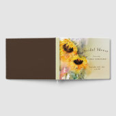 Livre d'invité de la Fête des mariées Sunflowers (Complet)