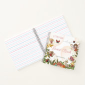Livre d'invité de la fille Ladybug Whimsical fée e (Intérieur)