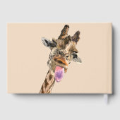 Livre d'invité de la Giraffe drôle - Texte personn (Verso)