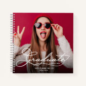 Livre d'invité de la Graduation Photo Moderne (Devant)